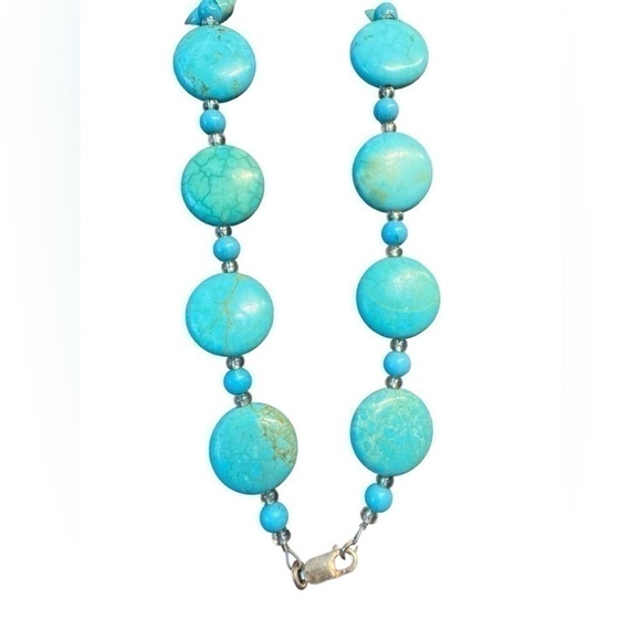 Blue Jadeite Necklace (18”) - Picture 8 of 8